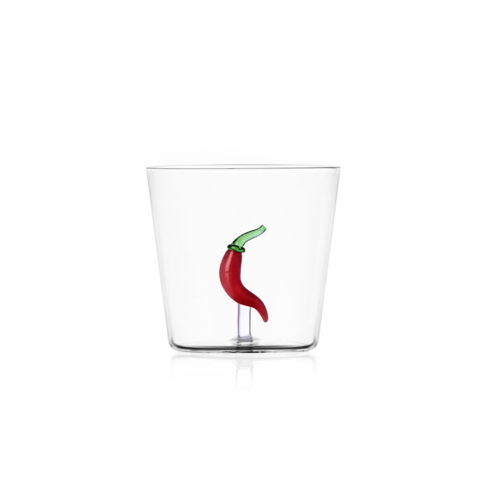 Bicchiere Tumbler Peperoncino Collezione Vegetables