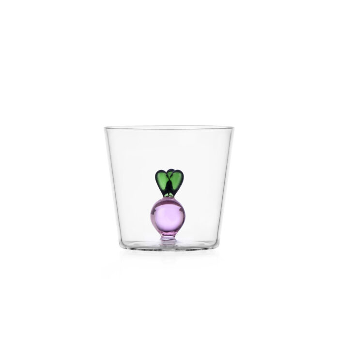 Bicchiere Tumbler Ravanello Collezione Vegetables